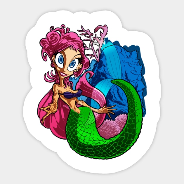 Ariel Sticker by mallaard